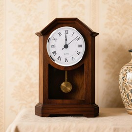 MovFlax Mini Round Quartz Clock Insert, 3-1/8 Inch (80 mm), 1 Piece