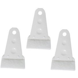 Operitacx 3 Stück Tastatur-Staubbürste Entfernung reinigungsbürste Staubpinsel für Lüfter Tastatur reinigen bürste Reinigen bürsten Gerätereiniger Laptop-Bürste pp Weiß