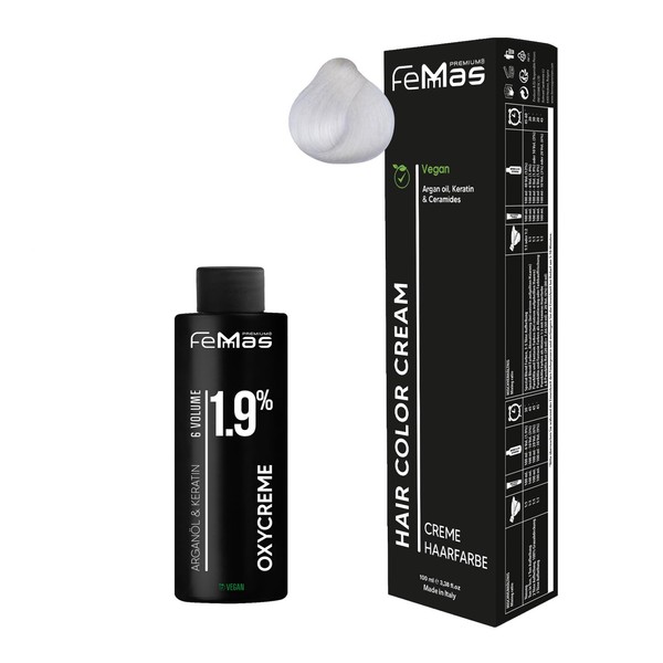 Femmas Hair Colour Set Bleach Enhancer 1000 I Hair Colour