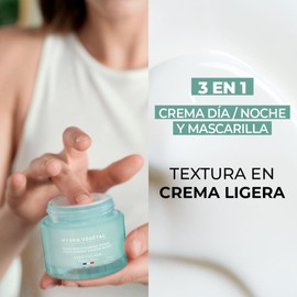 Yves Rocher Tratamiento Facial HYDRA VEGETAL: Crema Facial Día/Noche y Mascarilla Extra Hidratante (75 ml) + Sérum Hidratación Continua100H (30 l)