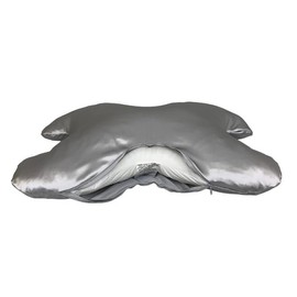 Save My Face!" Pillow The Original Anti-Wrinkle PILLOWETTE Le Grand Pillow (Grey, Silk)