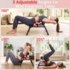 Mini Inversion Table with Back Massage Roller, Back Stretching Machine