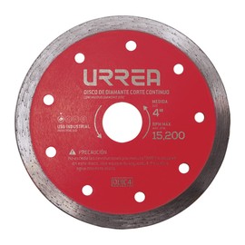 Urrea DDIC45 Disco de Diamante Uso Industrial Corte Continuo, 4 1/2"