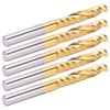 5pcs Spiral Router Bit High Speed Steel Milling Cutter CNC