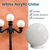 Beam Lighting 6-inch White Acrylic Replacement Globe - Cover for