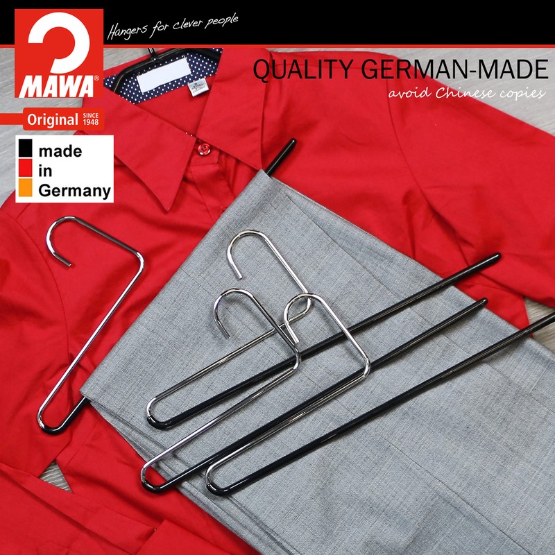 Mawa by Reston Lloyd Reverse Hook Trouser Series Non-Slip Space-Saving