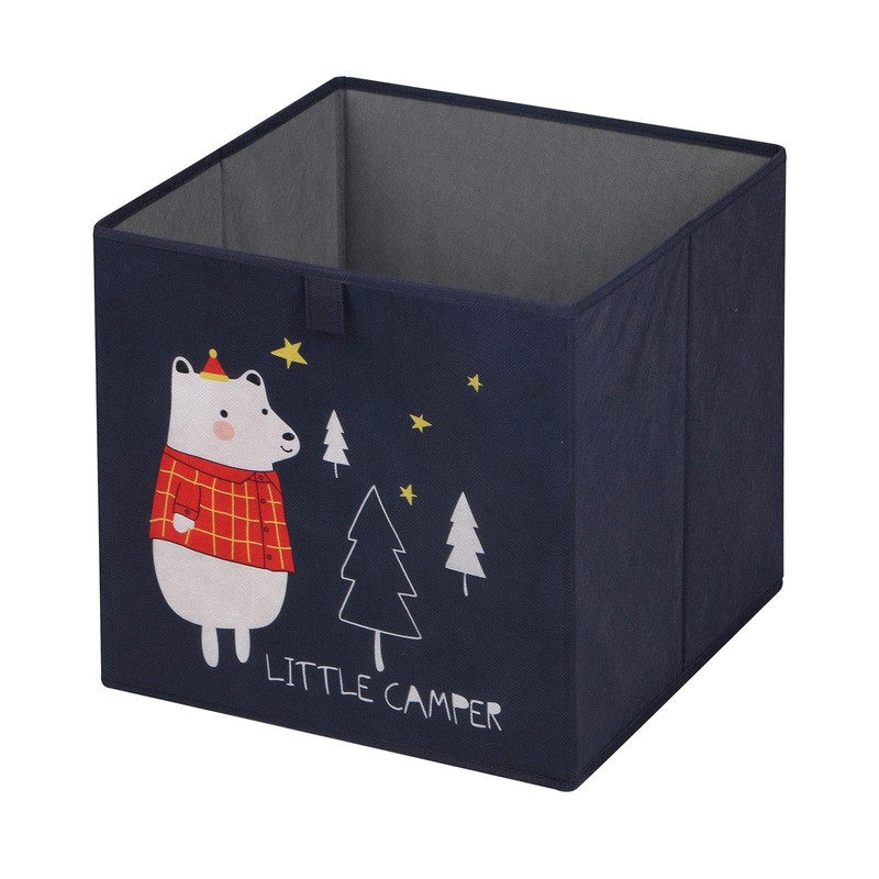 IDIMEX Bear-2 Folding Storage Box, Storage Box, Fabric Box, Shelf