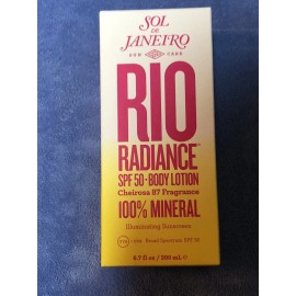 Sol de Janeiro Rio Radiance Body Lotion SPF 50, 200 ML, 6.7 Fl Oz New /Exp 1/26
