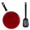 Deleite 84431 Sartén de 22 cm, Color Rojo hecho 100%