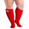 Dominion Active Plus Sized Compression Socks (3XL, Red)