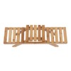 Wooden Standing Foldable 2-layered Potted Plant Flower Shelf Storage Rack