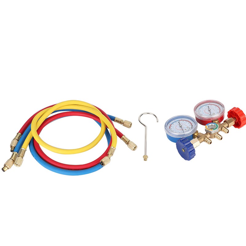 Refrigerant Air Conditioning Tools AC Diagnostic Manifold Gauge Set W/