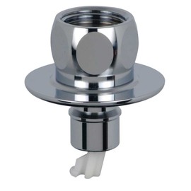 Kakudai Easy Replacement Nipple for Washing Machine, Size 13 Coupling for Side Water Faucet, One-Touch Water Supply Hose Connection, Leak-Proof Stopper, Metal, 772-104
