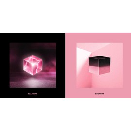 BLACKPINK : SQUARE UP (Set: Black Version+Pink Version) 1st Mini Album CD+Photobook+Renticular Lyrics Book+Photo Postcard+Photocard+Selfie Photocard