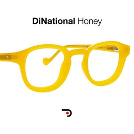 DIDINSKY Reading Glasses Blue Light Blocking Unisex Readers. Acetate Frames, Flexible Temples and Anti-Reflective Lenses - Honey +3.0 - DINATIONAL