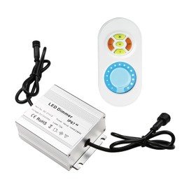 QACA Z101C Aluminium DC 12V LED Light Dimmer Remote Controller with ON/Off Switch for QACA Single Color LED Deck Lights