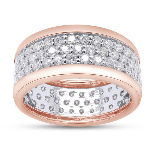 SAVEARTH DIAMONDS 1 3/4 cttw Round Lab Created Moissanite Diamond