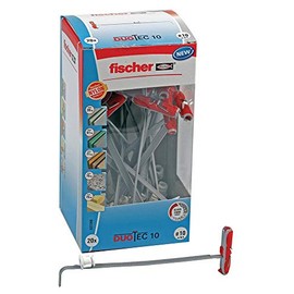 Duotec Plasterboard Fixings (Pk20), External Length 70 mm, Nylon (Polyamide), Product Range Fischer Fixings - Duotec Plasterboard Fixings, Thread Size - Metric 5 mm