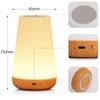 Ledivion Night Light, LED Touch Bedside Table Lamp, 13 RGB