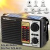 2024 New Solar Emergency Radio, AM/FM Digital Speaker With LED
