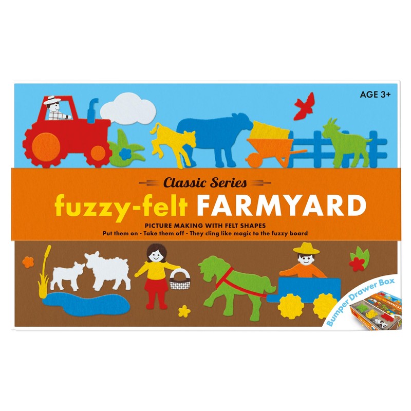 Fuzzy Felt PETERKIN Classic Series - Farmyard Drawer Set: Mix