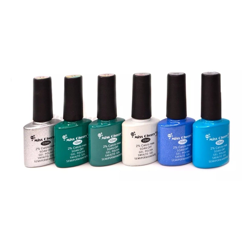 Miss Cherry Gel Semipermanente Gama D1 | Azul | 12