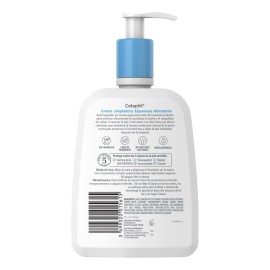 Crema Limpiadora Cetaphil Espumosa Hidratante 473ml Todo Tipo Piel Día Noche