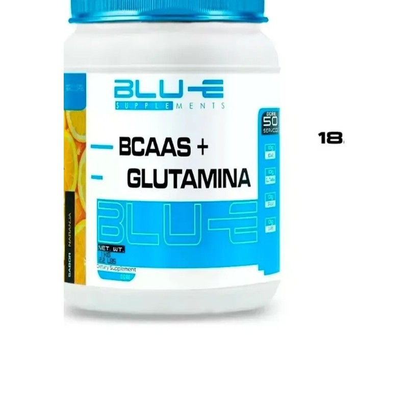 Aminoácidos Bcaas Glutamina Blu-e 1kg Varios Sabores