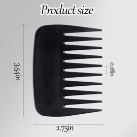 3 Pcs Small Wide Tooth Comb, Pocket Small Travel Mini wig Hair Comb Wallet Shower Styling Comb Suitable for Women and Men Straight, Curly Hair, Wet and Dry Hair for Travel and Home Use