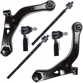 ASAPE K80398 Suspension Kit 6pcs - Control Arm x2, Tie Rod End x4, Compatible With for Escape 2001-2004