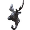 HIGHAWK Wall Hanging Hook Deer Animal Hook Decoration Cast Iron