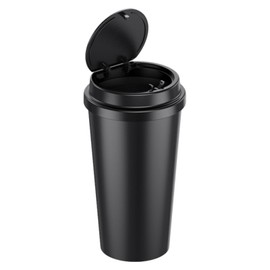Car Garbage Can - Automotive Garbage Cans Cup Holder Trash Bin,Leak Proof Dustbin Storage Organizer, Cup Holder Waste Basket for Sedan Auto RV Road Trip Must Haves