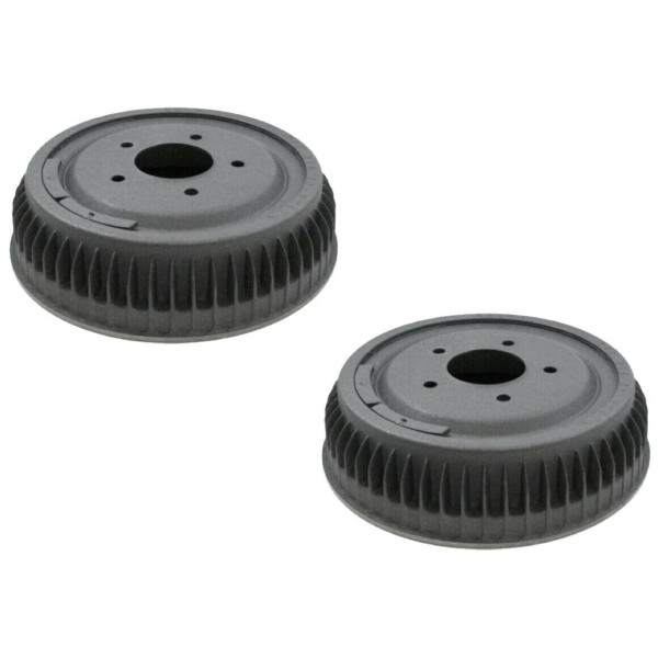DuraGo 2 Brake Drums REAR 5-Lug L/R For Chevy GMC