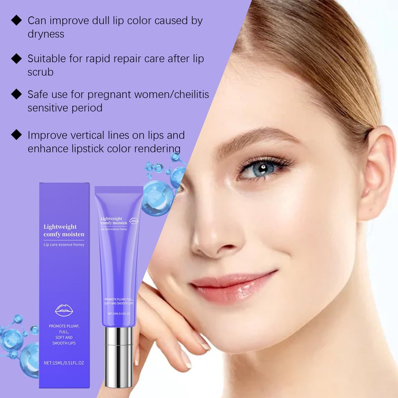 15ml Lip Balm Moisturizes the Lip Skin Gently Cleanses Dead