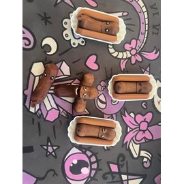 Lil Franky & The Mystery Meats Articulated Hot Dog Fidgets/Keychains/Magnets - Durable Design for Stress Relief, Suitable for Ages 6 and Above - dogs: Oscar
