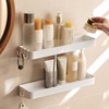 KOKSRY Wall Mounted Shower Caddy, Shower Shelf for inside Shower,