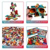 Puzzle 1000 Pieces Adult Puzzle Colourful Tile Game Colourful Flowers
