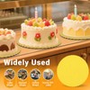 EUSOAR Cake Boards 10 Inch Round, 25 Pack Gold Sturdy