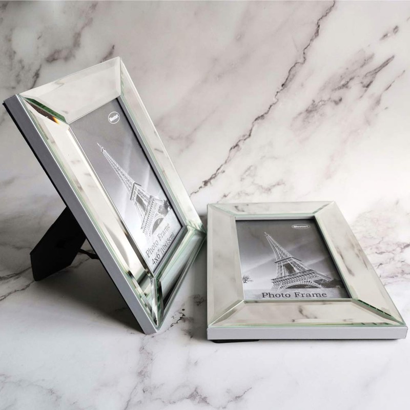 Meetart Mirrored Picture Frame 4x6 inch 2 piece Pack for
