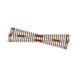 Hornby TT8019 TT Gauge Diamond Crossing Left Hand - Extra Track Pieces for Model Railway Sets, Toy Train Track Pieces, Includes: 1x 166mm Diamond Crossing Left - Hobbies for Men - Scale 1:120