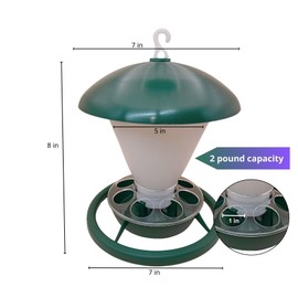 Feeder for Bird, Chicken Feeder, Canary Seed, Parakeet Food Feeder, Automatic Feeder Dispenser, Bird Feeder, Bird Food, Automatic pet Feeder Water, Bird cage Accessories, Large Parrot Feeder