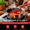 Silicone Spoon Spatula - 600ºF Heat-Resistant Non-Stick Rubber Spoonula |
