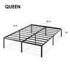 Best Price Mattress 14 Inch Metal Platform Beds w/ Heavy