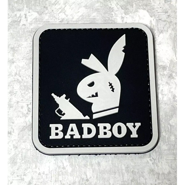 Unbranded Badboy Tactical Gun Morale PVC Patch, Bad Boy Bunny