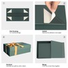 NOVELTYBOXUSA Green Gift Box 9x7x4 in, Gift boxes for Presents
