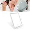 LED Rechargeable Travel Vanity Mirror Folding Portable Lighted Makeup Beauty