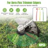 AIMALL 10PCS Household 9-Shaped Lawn Mower Blade - Flexible Plastic