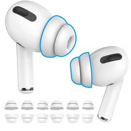 Delidigi for 6 Pairs AirPods Pro 2nd/1st Generation Replacement Ear Tips,Noise Reduction Silicone Earbuds Earplug Accessories Built-in Dust Guard Screen&Fit in The Charging Case S/M/L Size