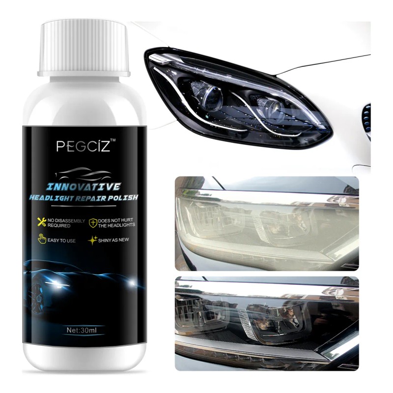 Abrillantador De Faros Restaurador Kit Reparador 30ml