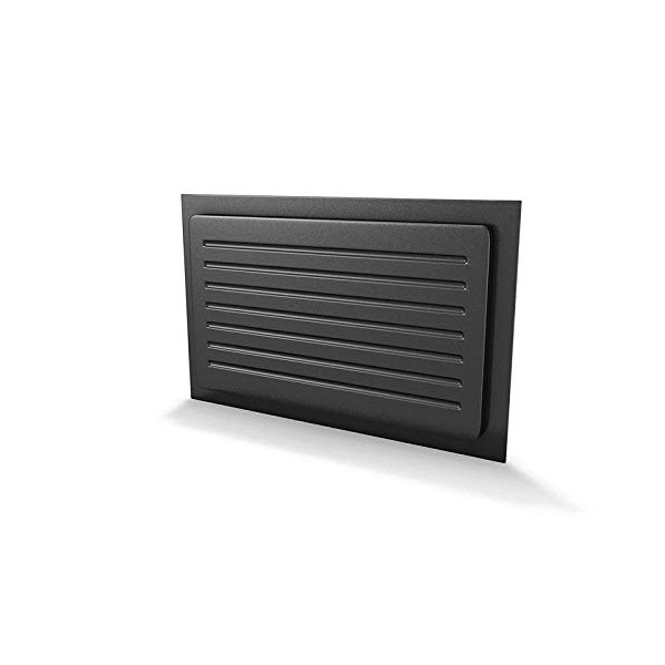 Crawl Space Vent Cover - Outward Mounted (Black, 10" Height